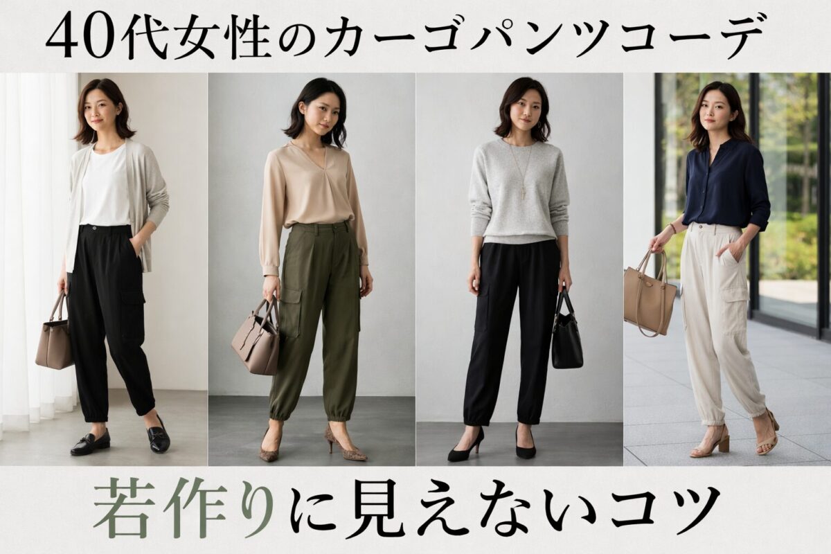 40代がカーゴパンツで失敗しやすい理由