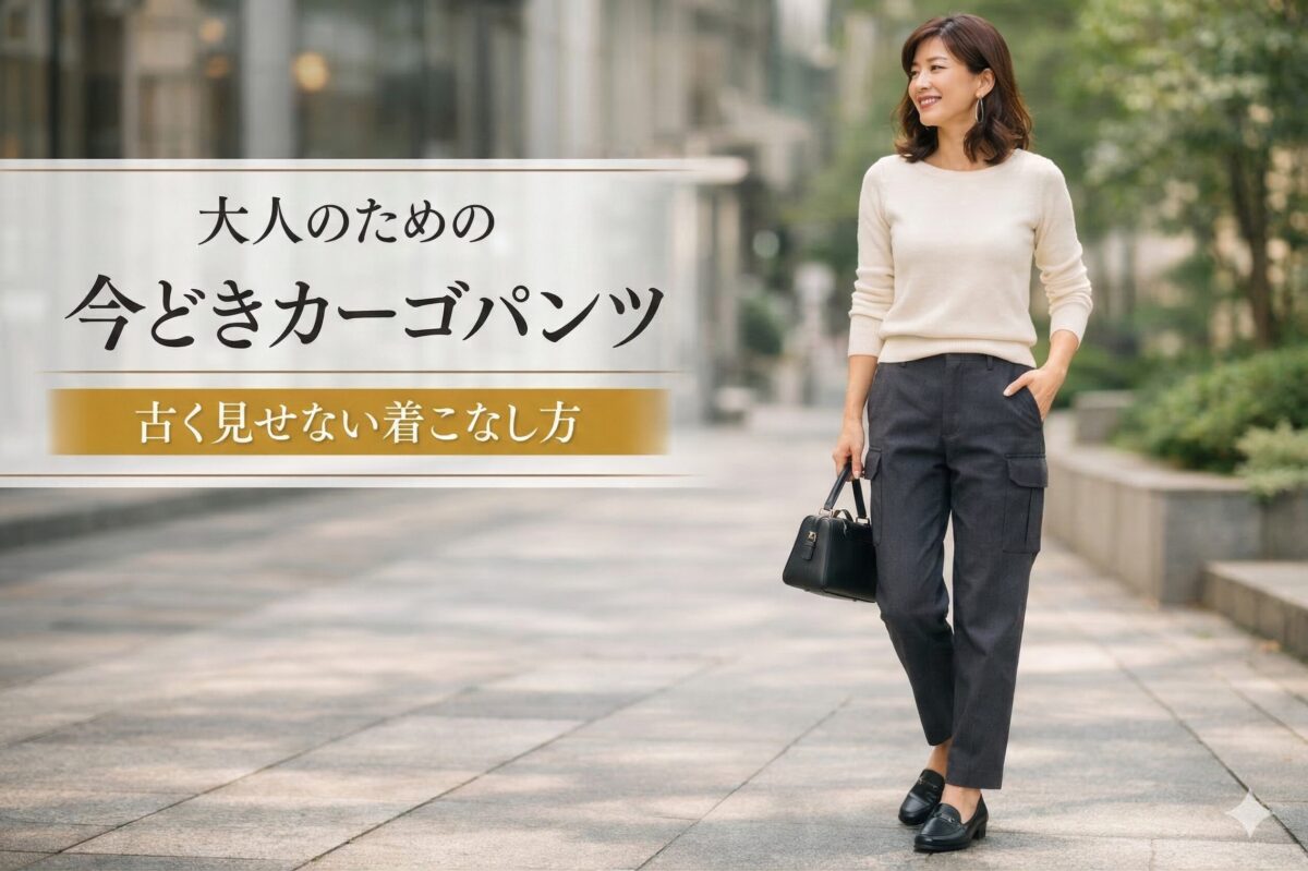 カーゴパンツの流行りはいつまで？今も古く見えない選び方