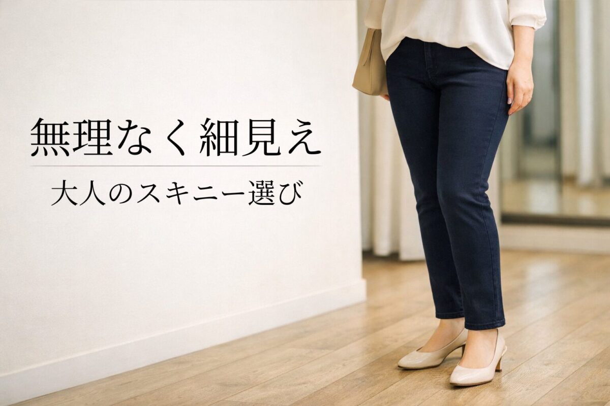 ぽっちゃりでもスキニーパンツはおかしくない？大人女性が取り入れやすい選び方