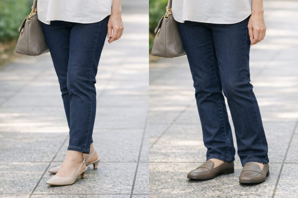 足元と裾のつながりで重たさを防ぐコツ